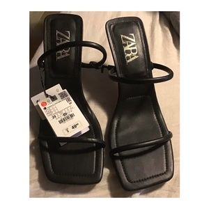Zara Abierto Heeled Sandals 8